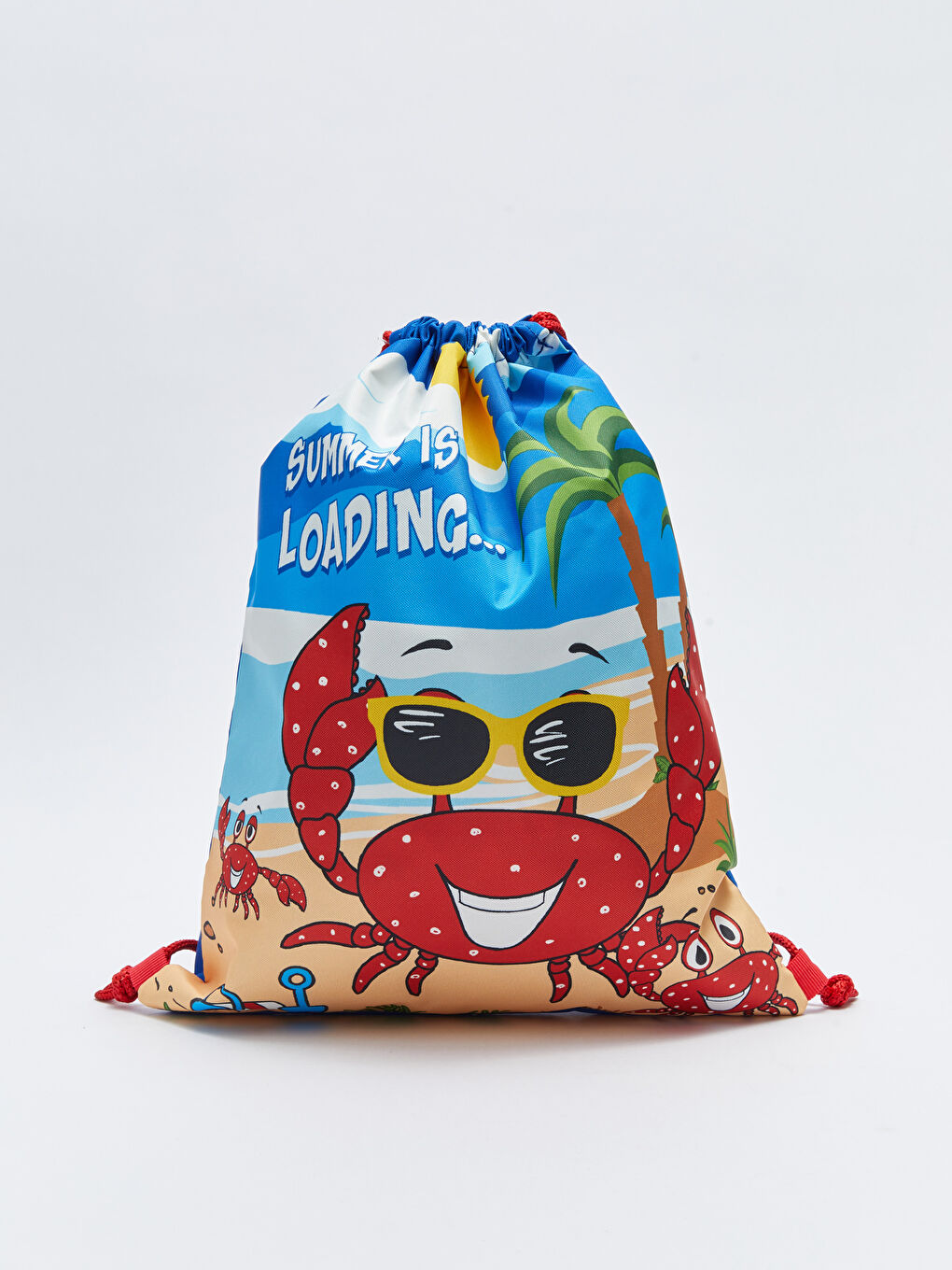 Karışık Baskılı Büzgülü Erkek Çocuk Spor Çantası