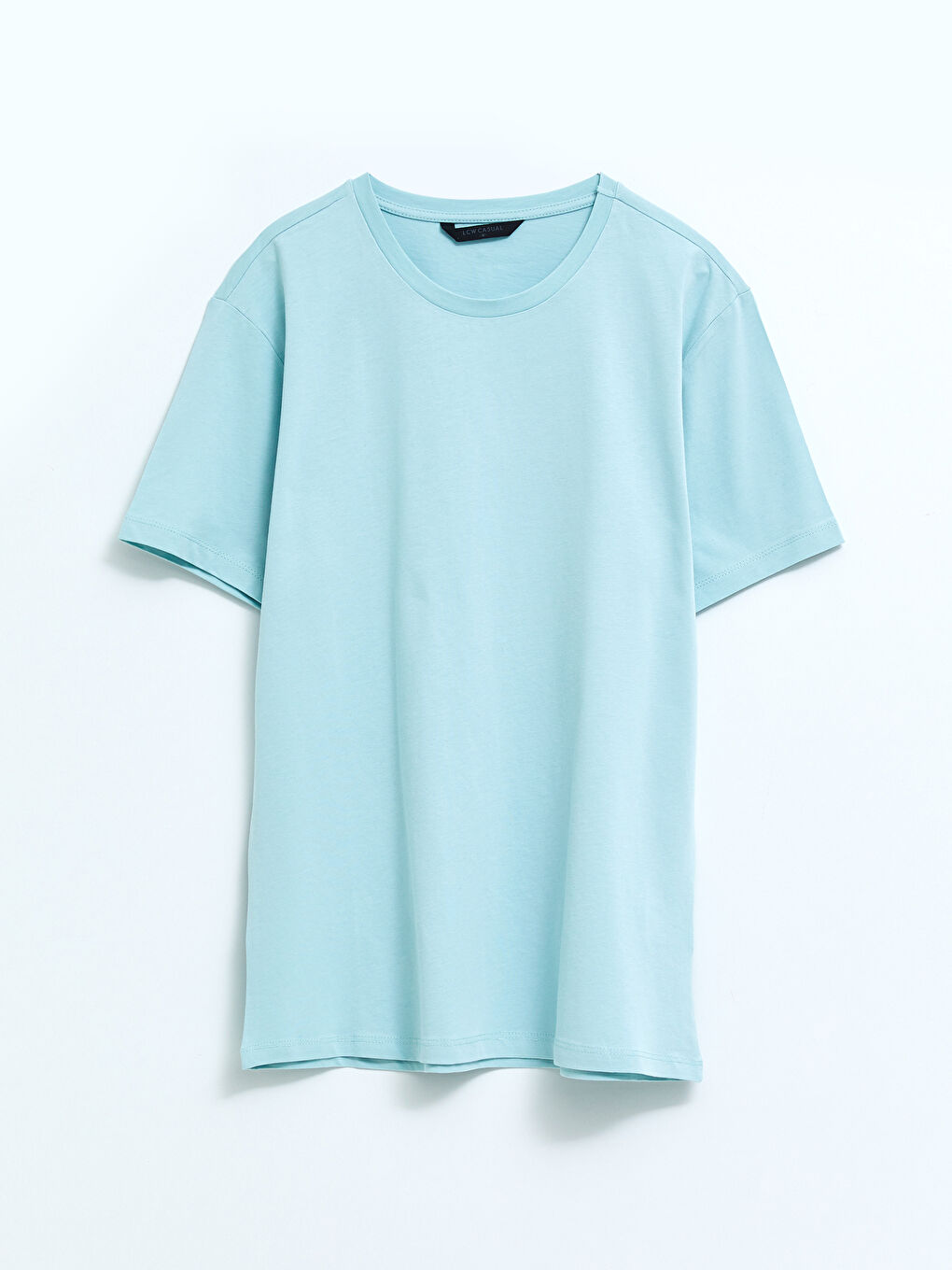 XSIDE Crew Neck Short Sleeve Basic Combed Cotton Men's T-shirt -S2GG74Z8-FFV