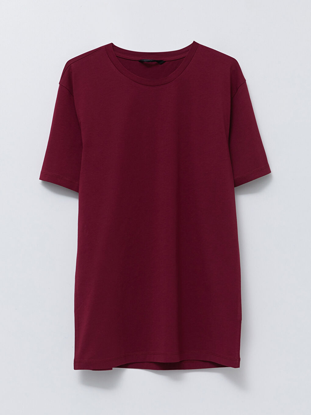 تيشيرت رجالي ياقة دائرية كم قصير قطن ممشط أساسي-5