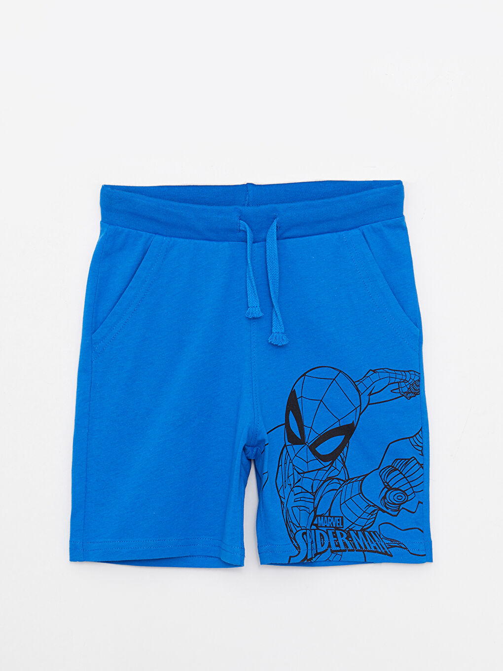 LCW Kids Crew Neck Spider-Man Printed Short Sleeve Boys' T-Shirt and Shorts -S2GH15Z4-HPF