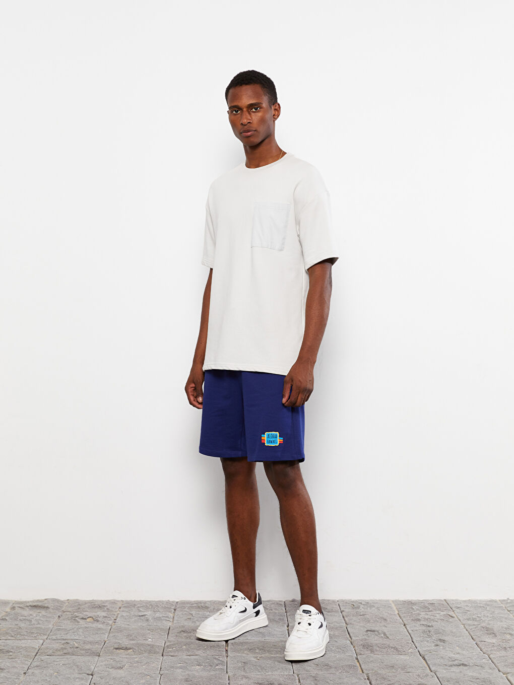 Standard Pattern Knitted Men's Shorts -S2GH55Z8-S66