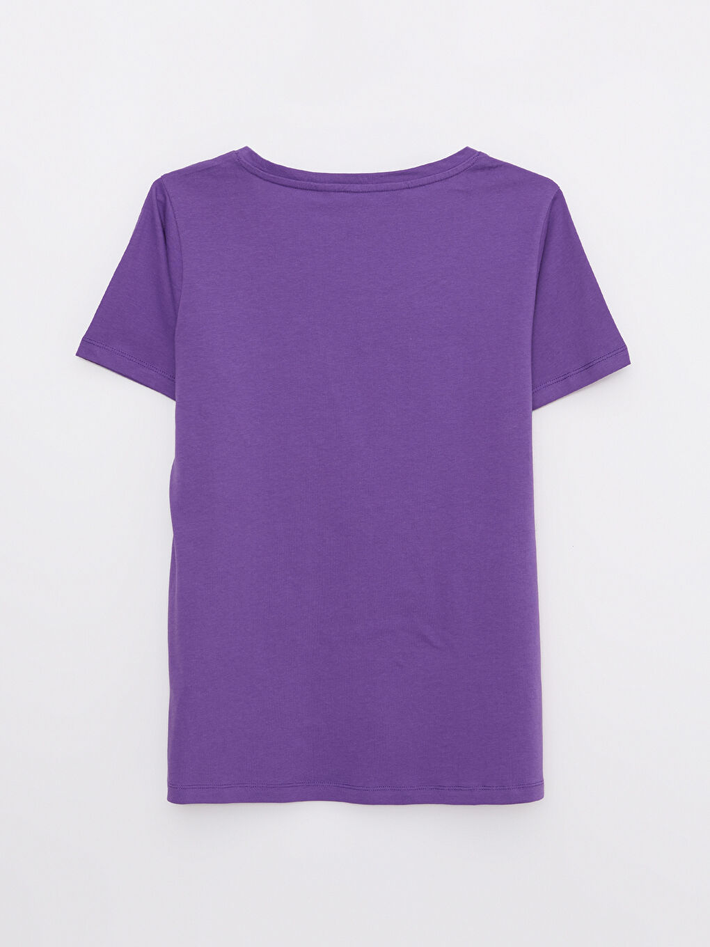 Ensemble de Pyjama en Coton à Manches Courtes Imprimé Col Rond pour Femmes-6