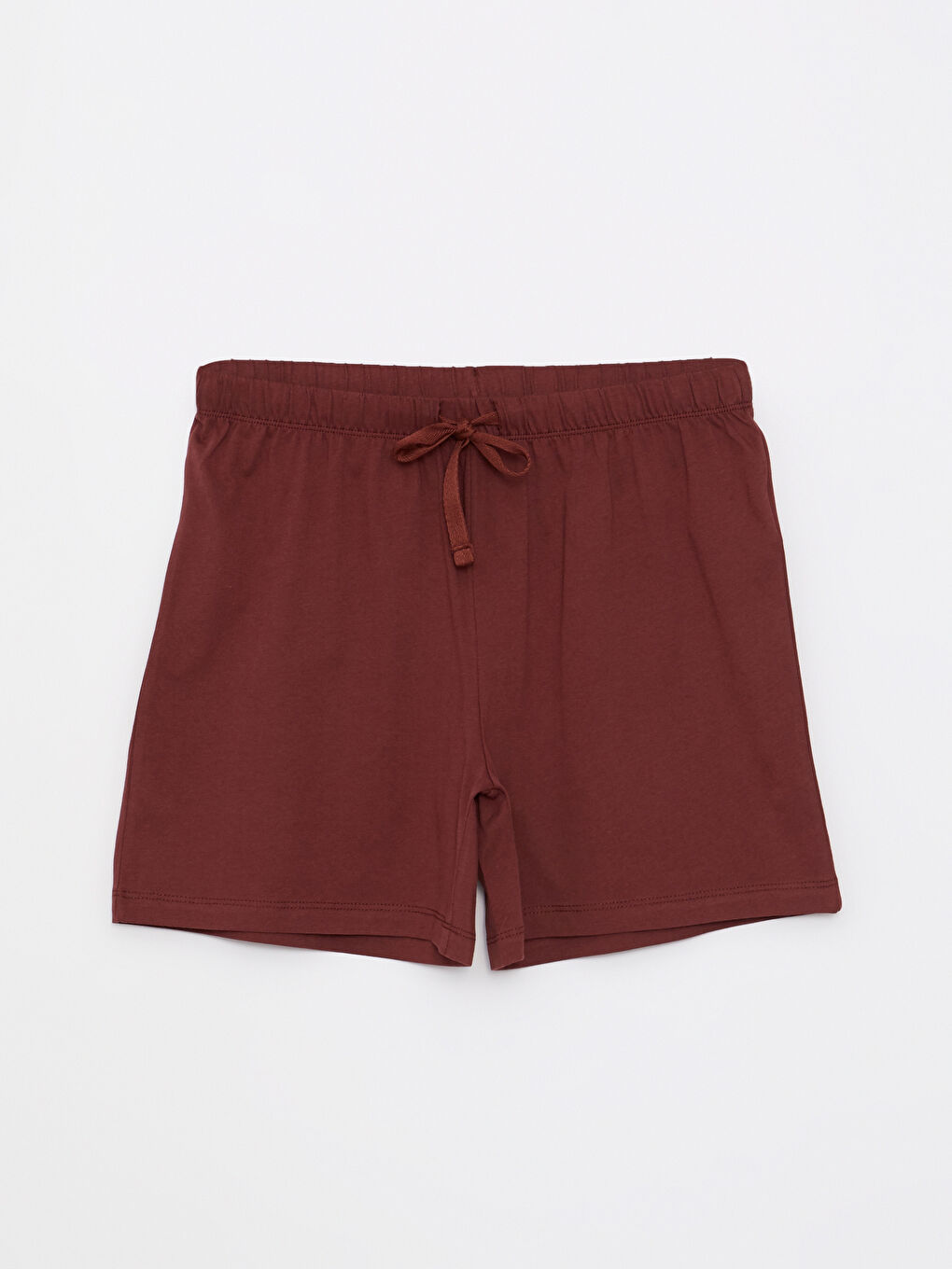 LCW DREAM Gömlek Yaka Düz Kısa Kollu Pamuklu Kadın Pijama Takımı-6