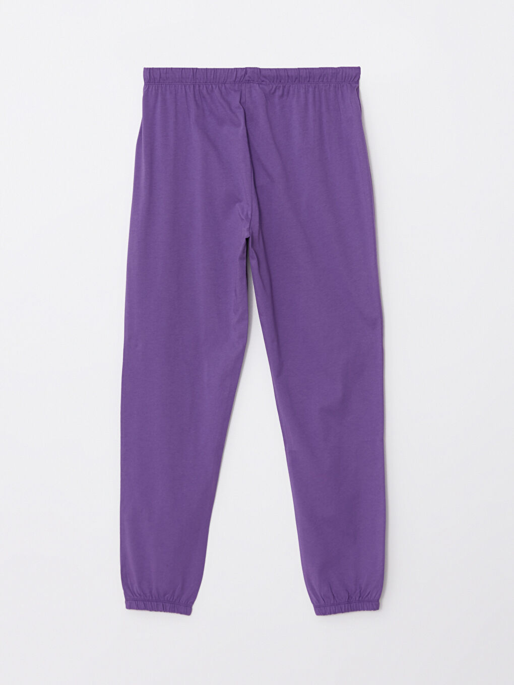 LCW DREAM Mor Beli Lastikli Düz Pamuklu Kadın Jogger Pijama Alt - 6