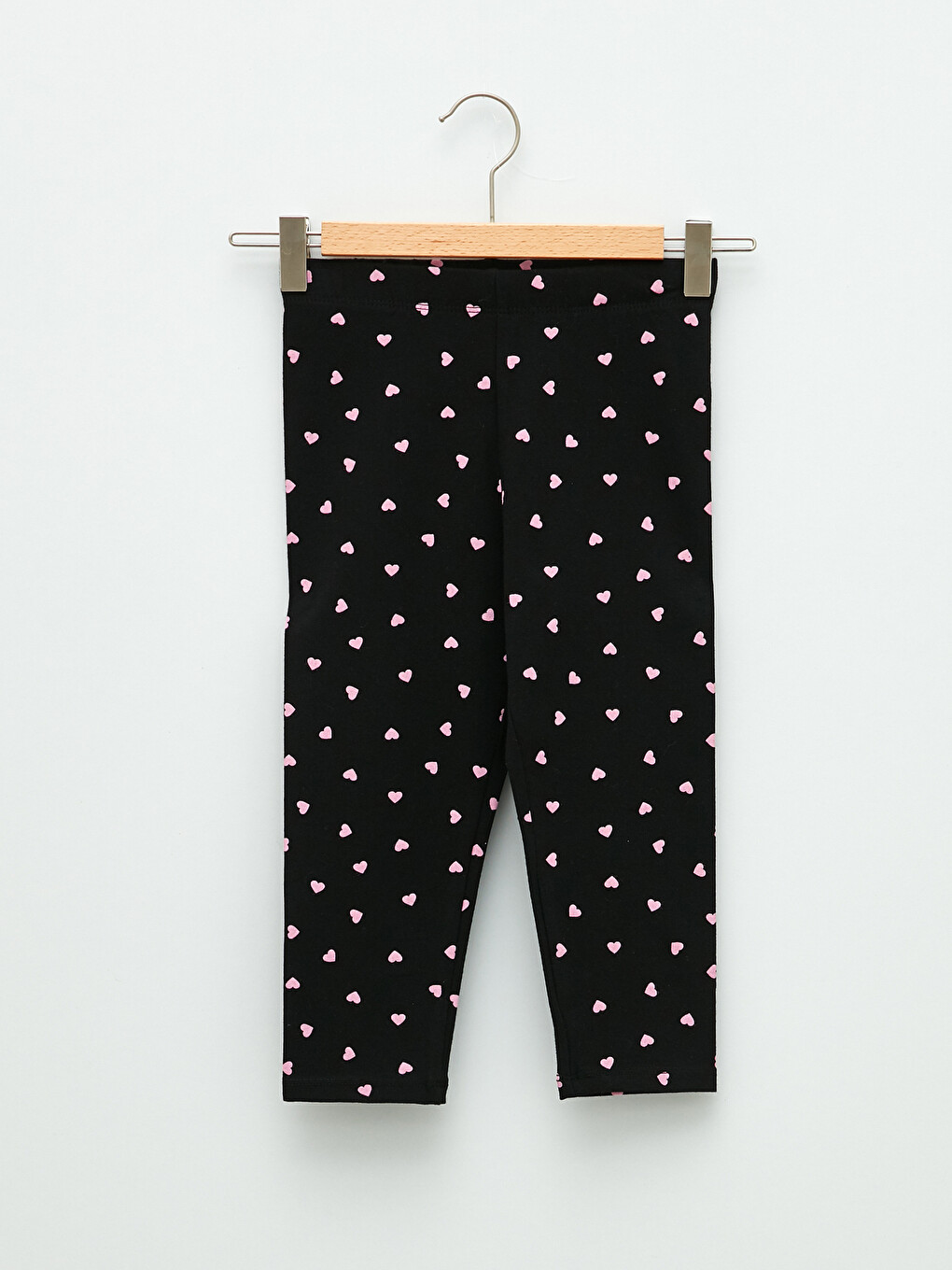 Elastic Waist Printed Cotton Girls Tights