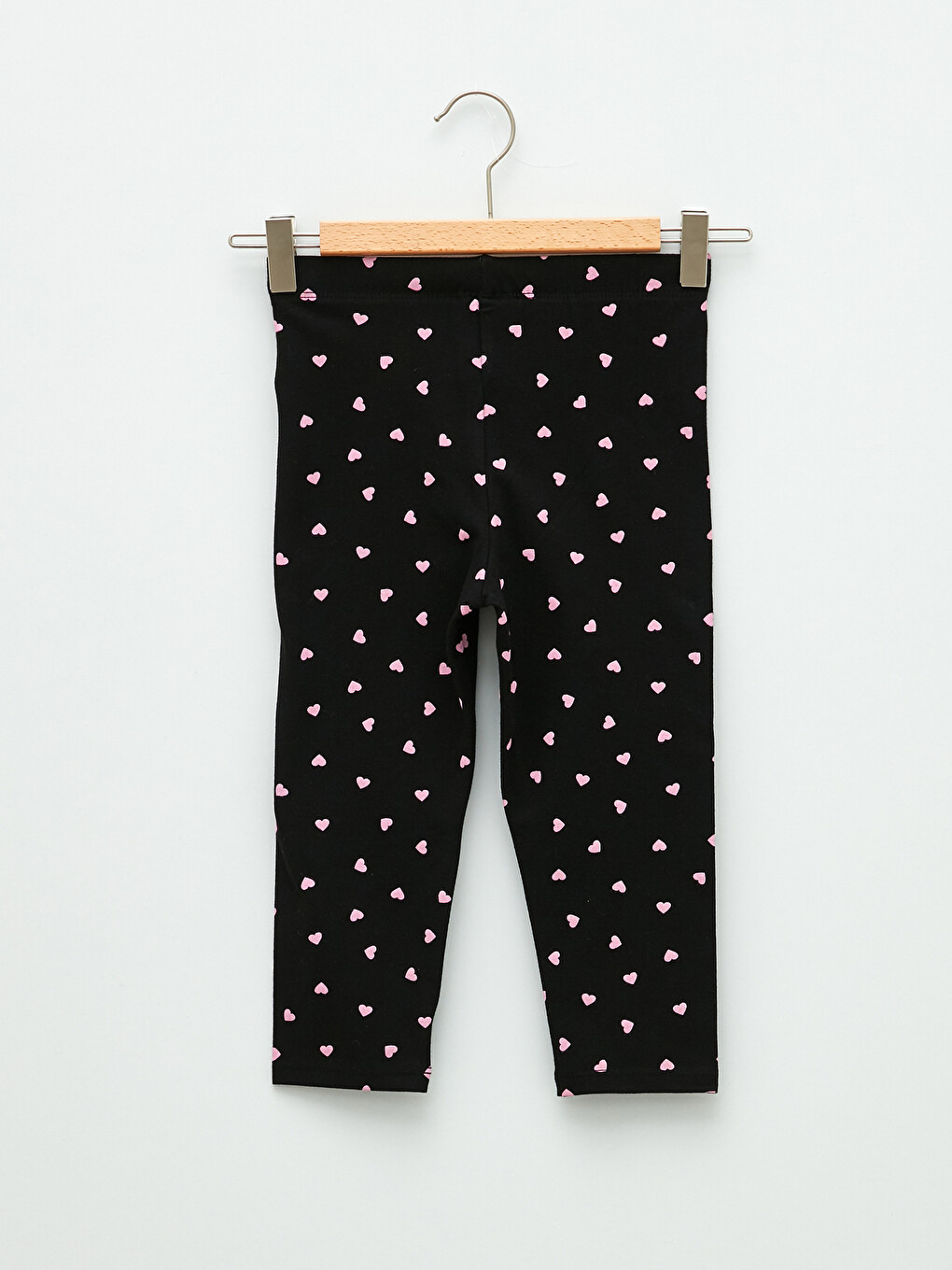 Elastic Waist Printed Cotton Girls Tights-1