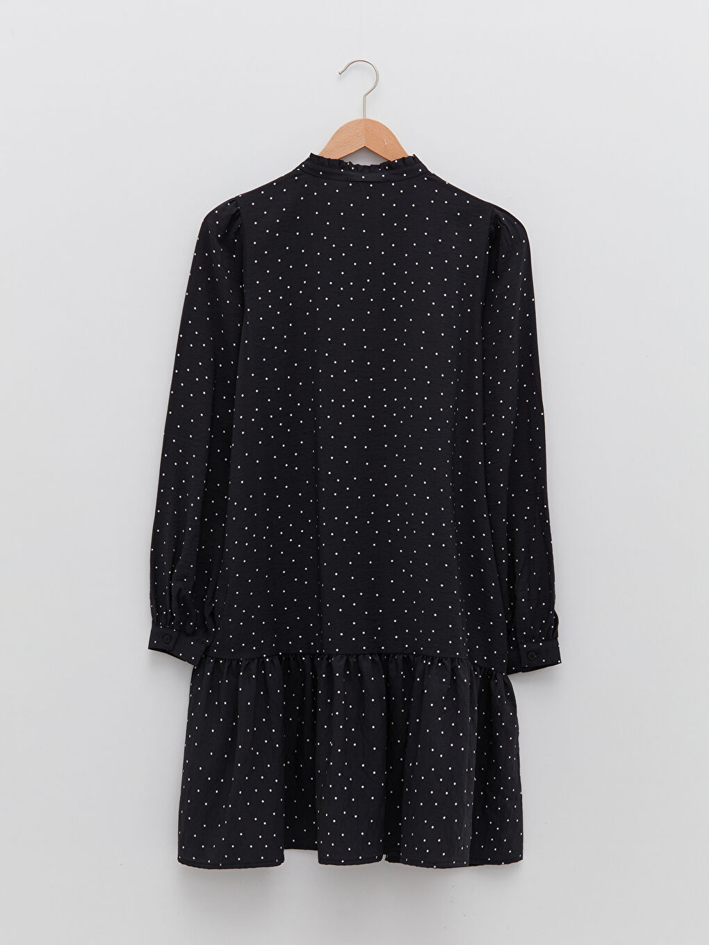 Tunică cu Decolteu Henley, Buline, Mânecă Lungă pentru Femei-6