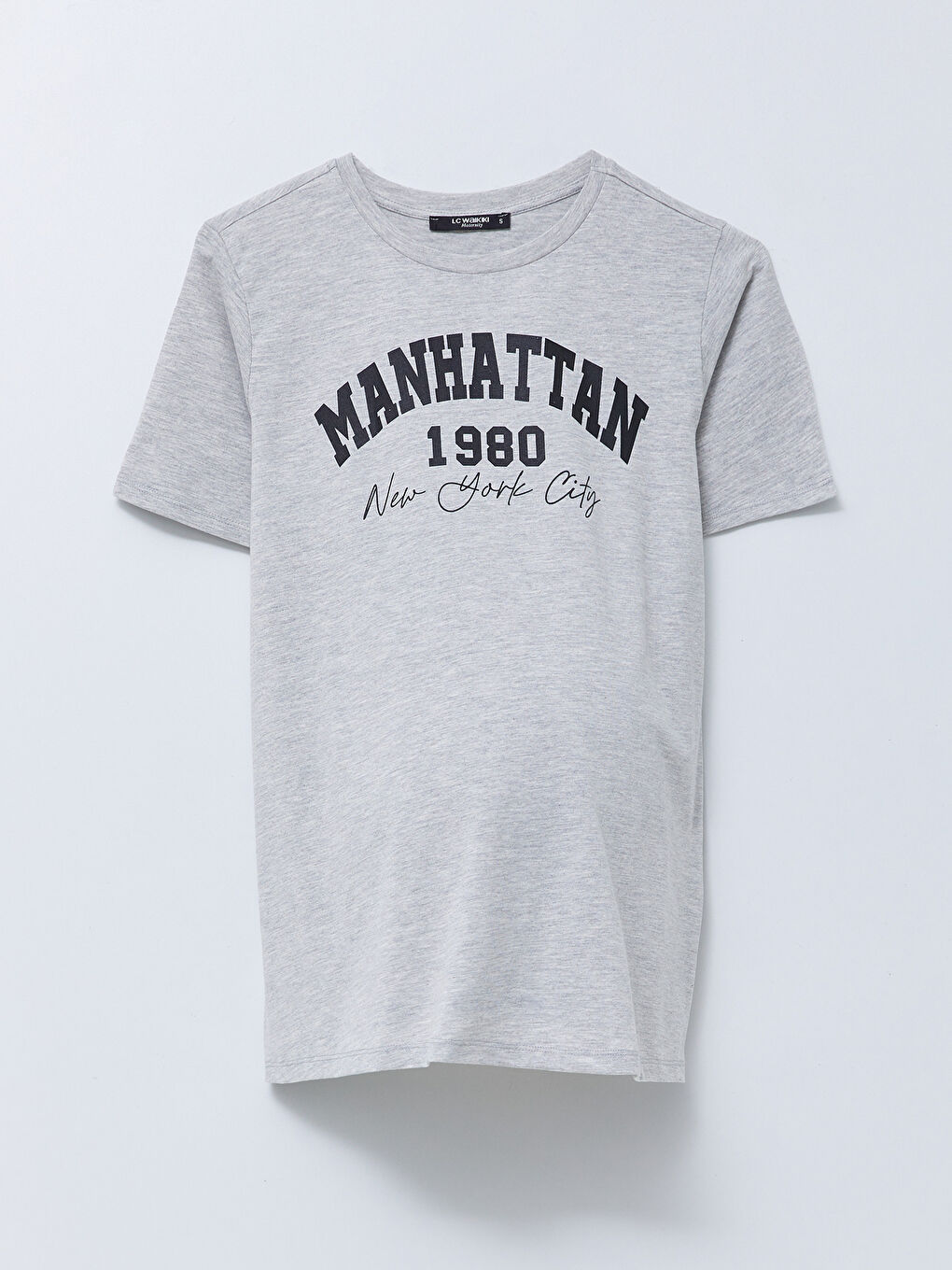 Žena SIVA Majica kratkih rukava-5