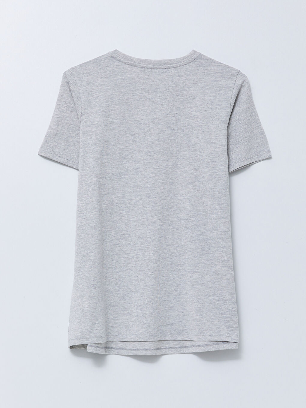 Žena SIVA Majica kratkih rukava-6