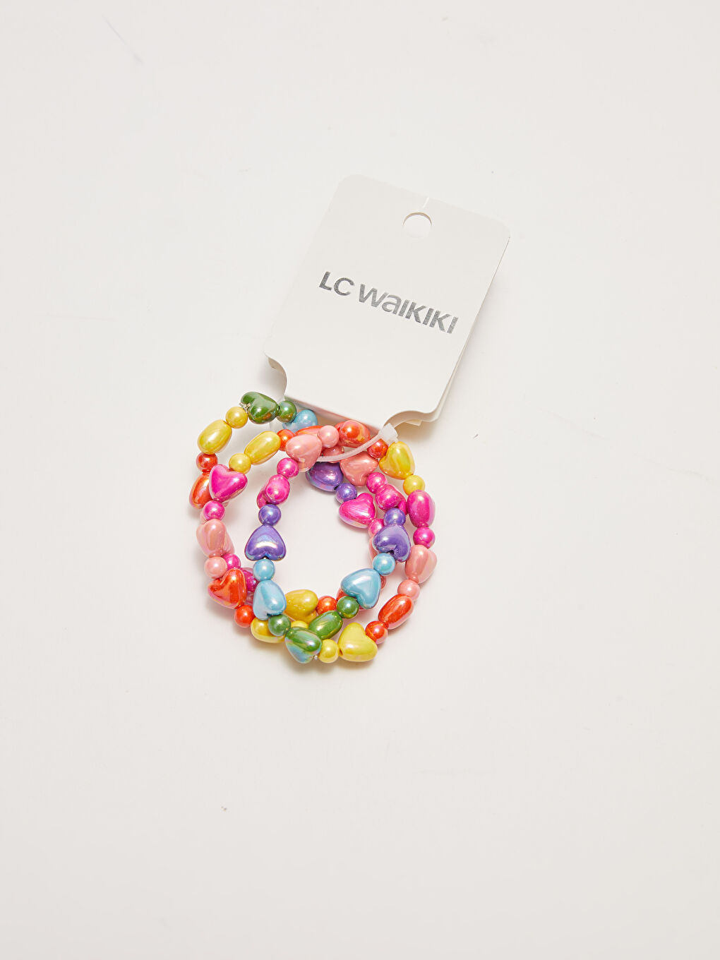 Karışık Kalpli Kız Çocuk Bileklik 3'lü