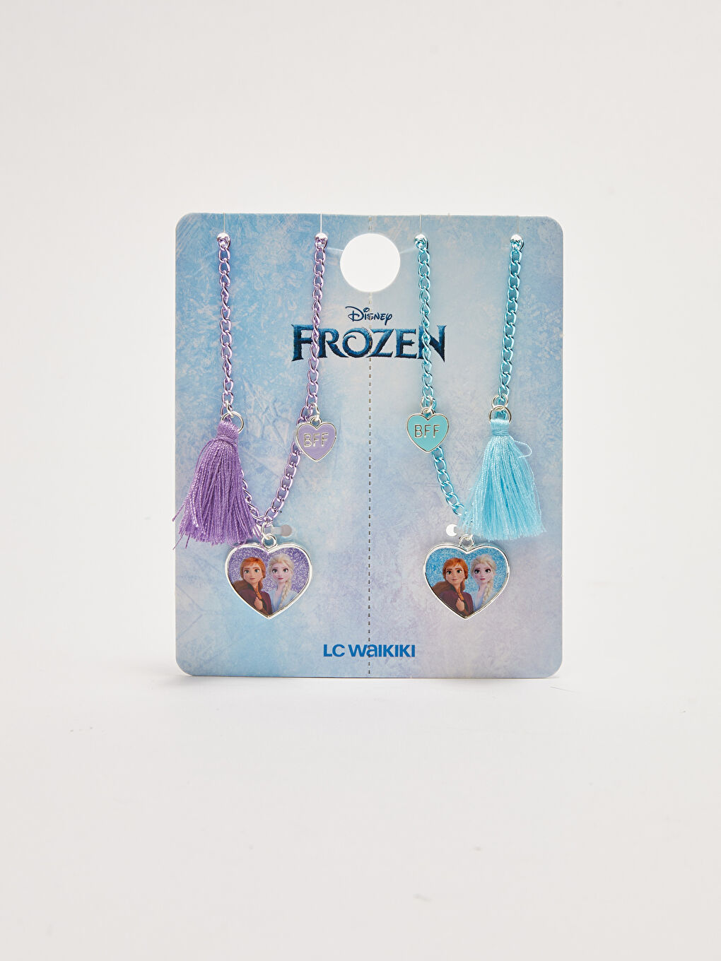 Karışık Frozen Lisanslı Kız Çocuk Kolye 2'li