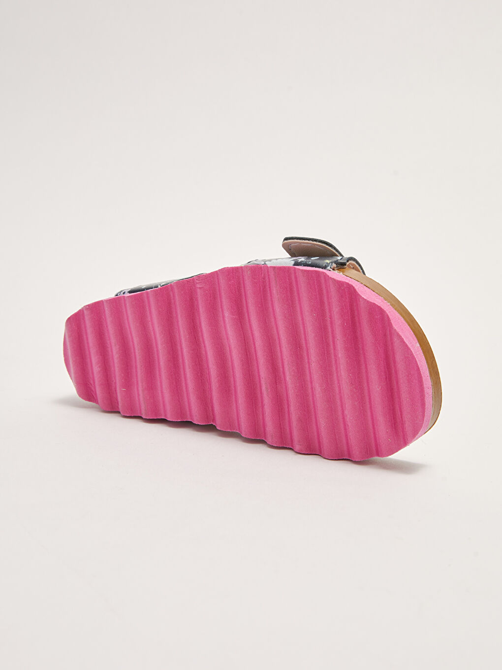 Sandales Imprimées à Double Bande avec Fermeture Velcro pour Bébé Fille-3