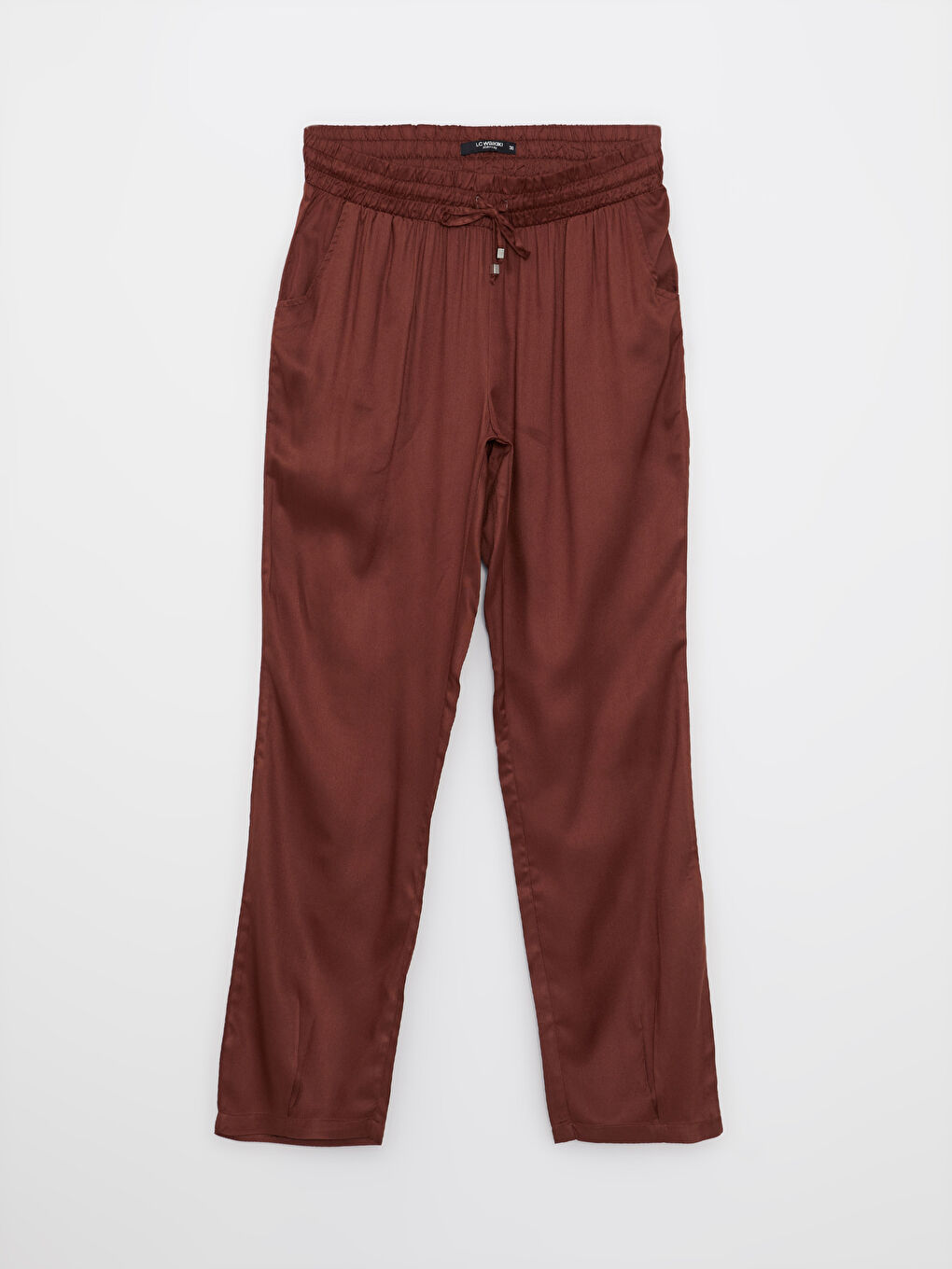 Elastic Waist Straight Pocket Detailed Gabardine Maternity Trousers -S2GJ43Z8-S4L