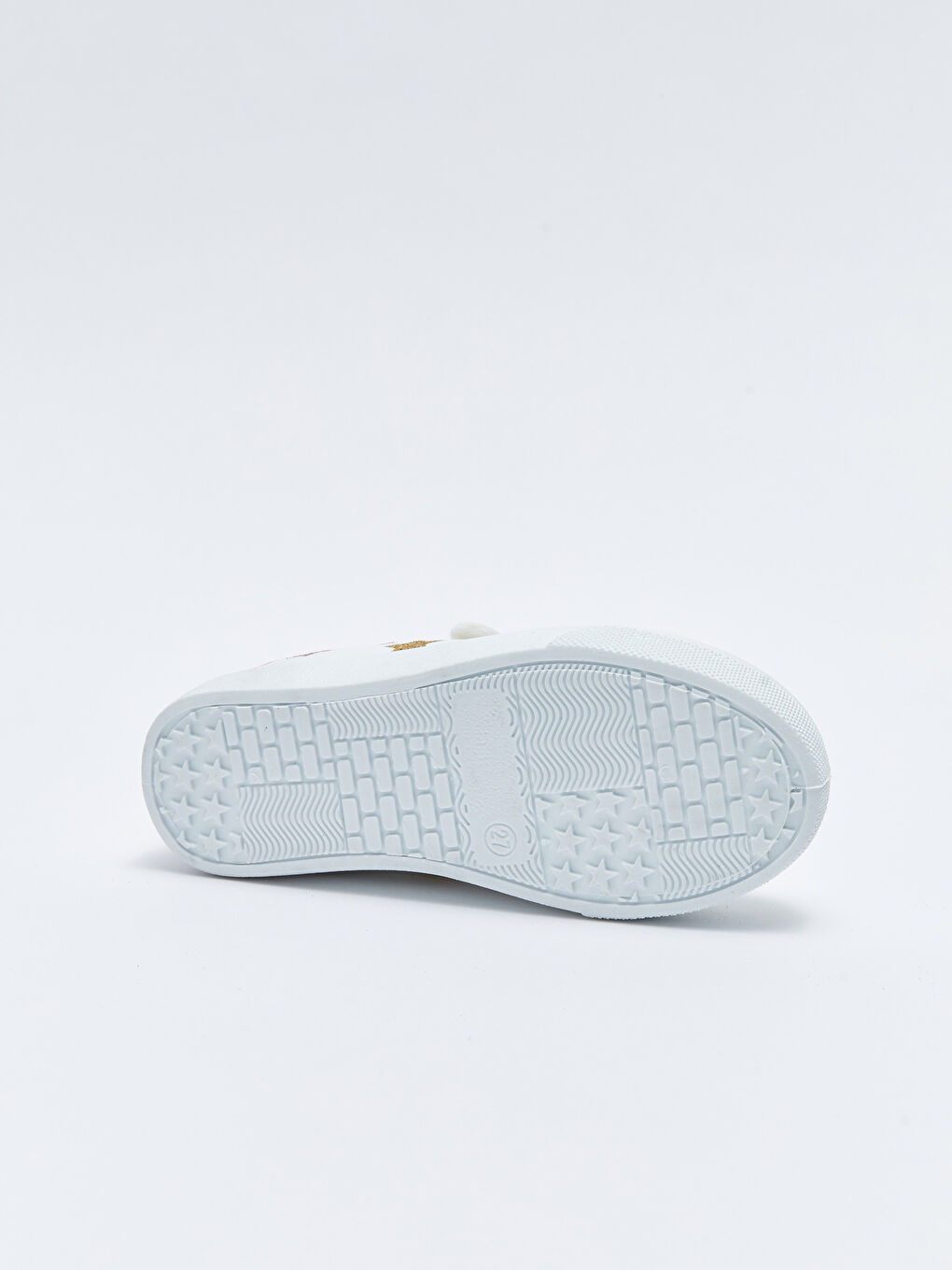 Beyaz Bağcık ve Cırt Cırtlı Kız Çocuk Spor Ayakkabı-3