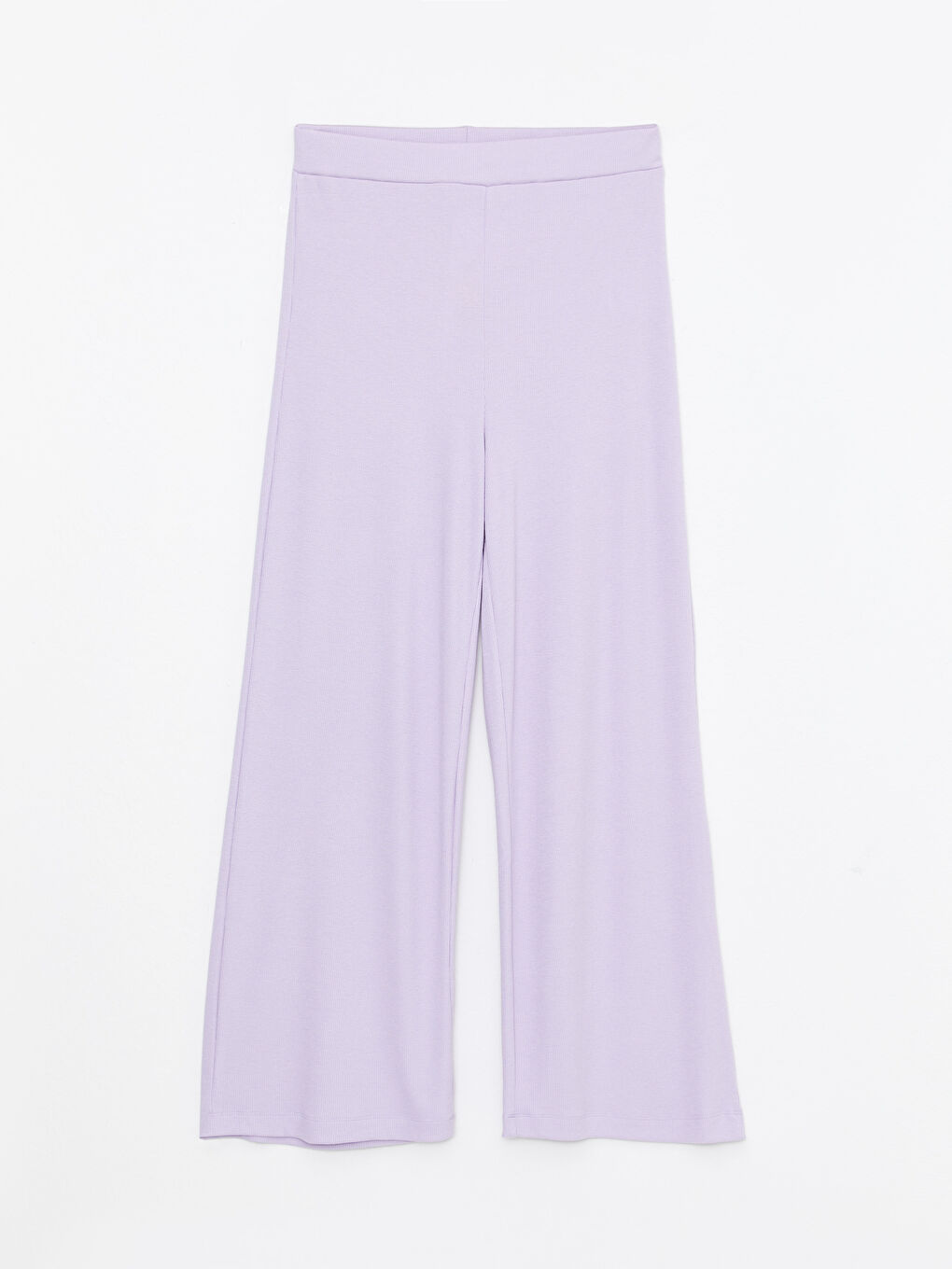 Lila Kadın Beli Lastikli Düz Eşofman Altı-5