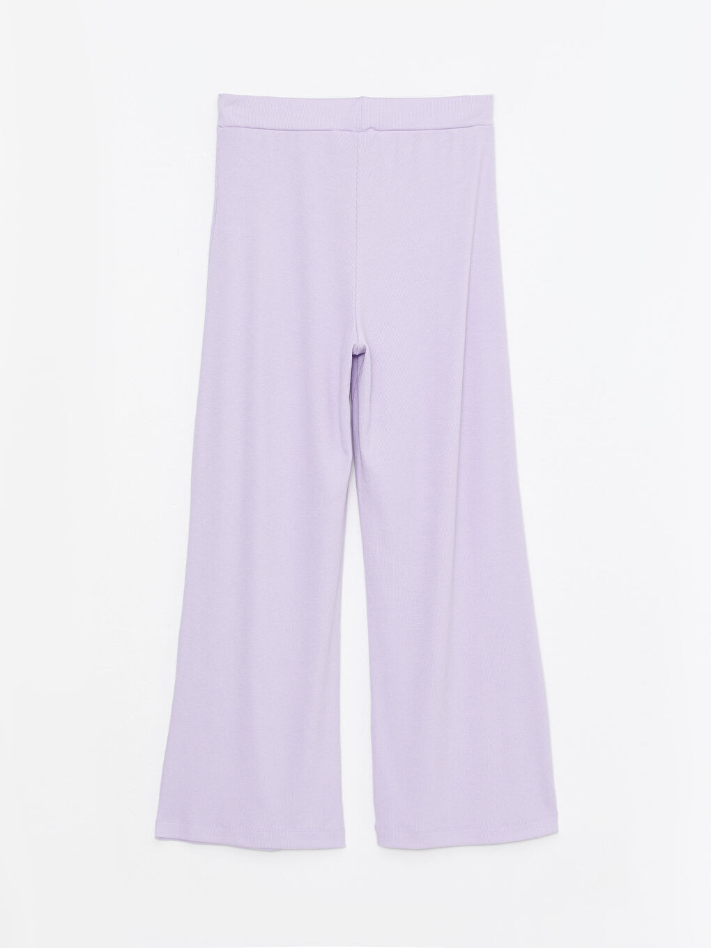 Lila Kadın Beli Lastikli Düz Eşofman Altı-6