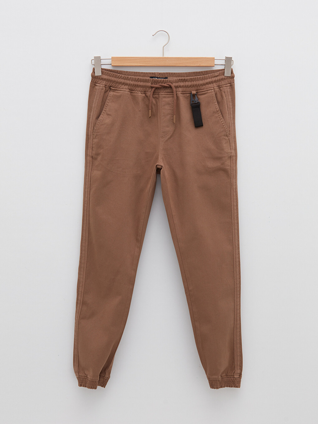 Kahverengi Slim Fit Erkek Jogger Pantolon-5