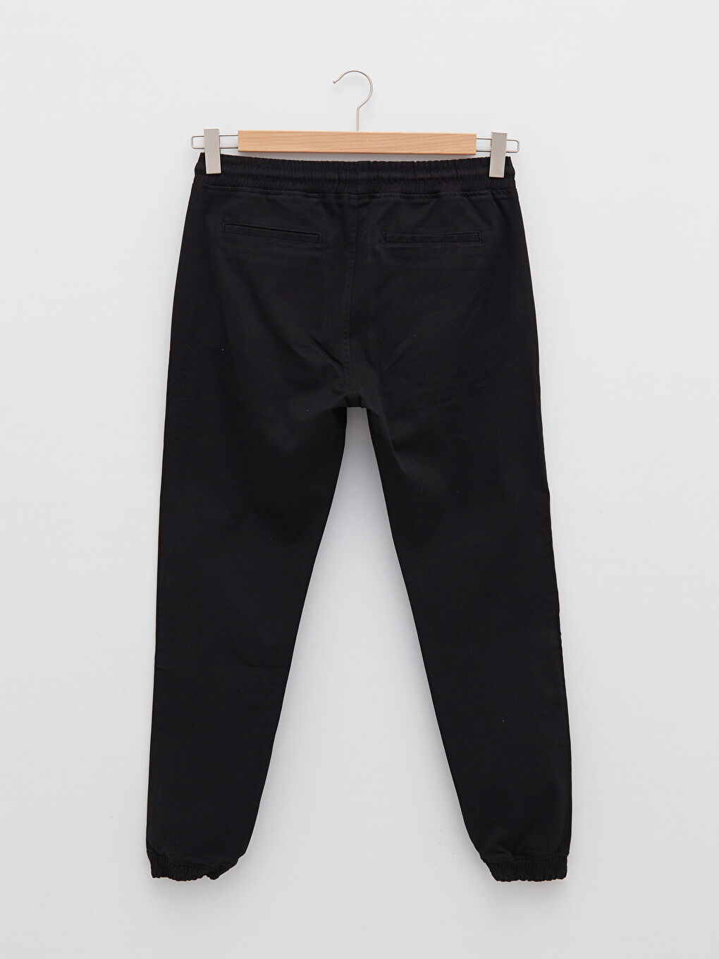 Siyah Slim Fit Erkek Jogger Pantolon-6