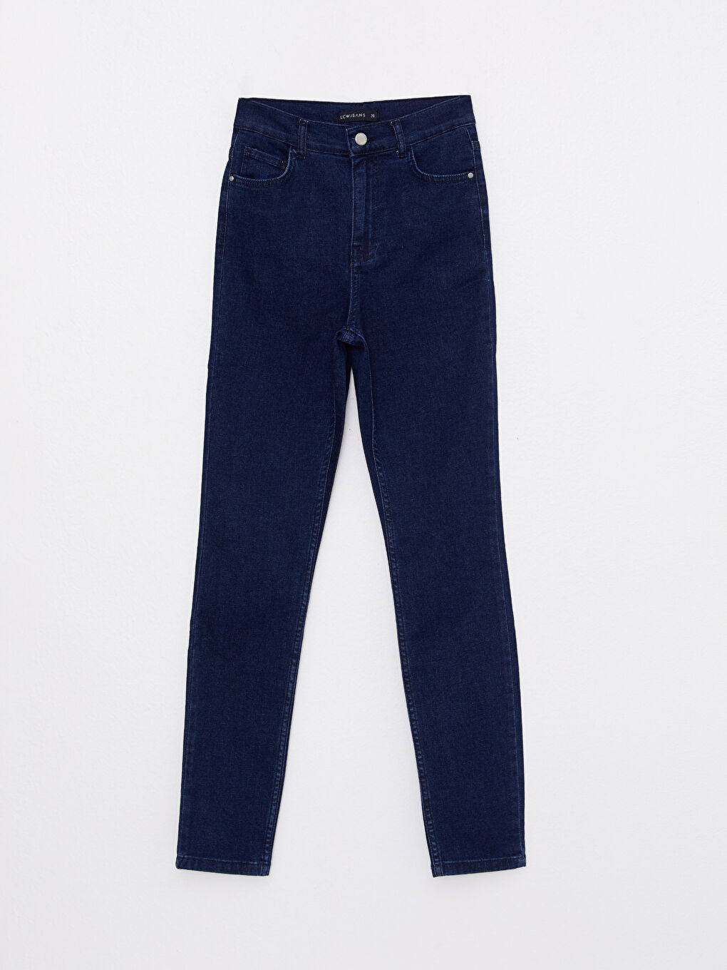 LCW ECO Koyu Rodeo Yüksek Bel Jüpiter Süper Skinny Fit Kadın Jean Pantolon - 5