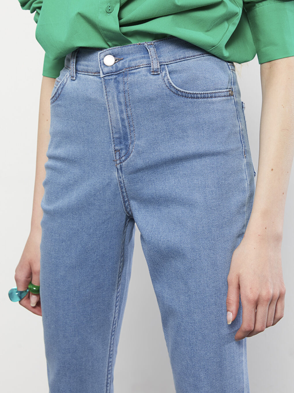 High Waisted Jupiter Super Skinny Fit Women's Jeans-3