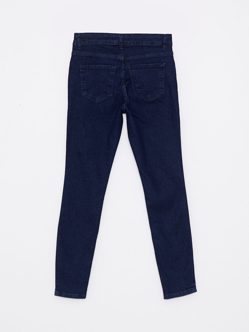 LCW ECO Koyu Rodeo Mercury Skinny Fit Düz Cep Detaylı Kadın Rodeo Jean Pantolon - 6