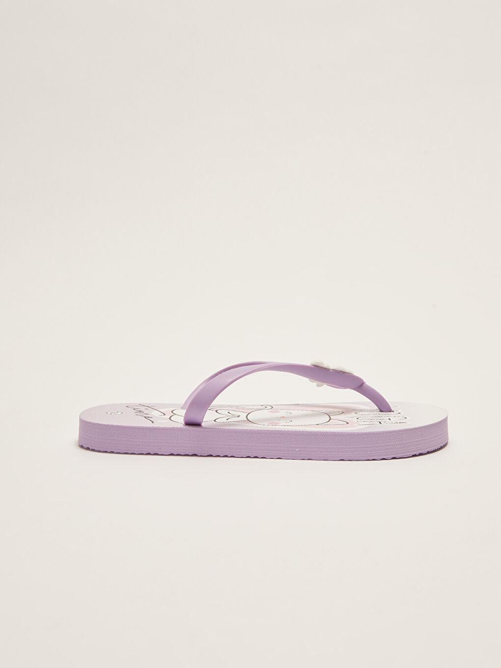 Пляжные шлепанцы с принтом для девочек-1