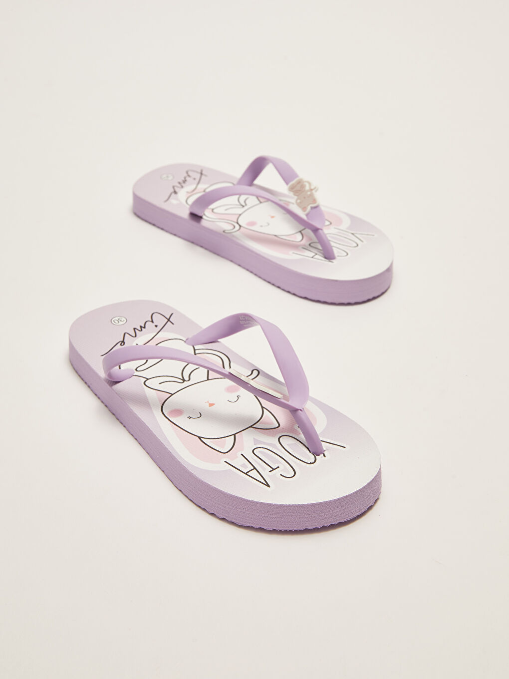 Пляжные шлепанцы с принтом для девочек-2