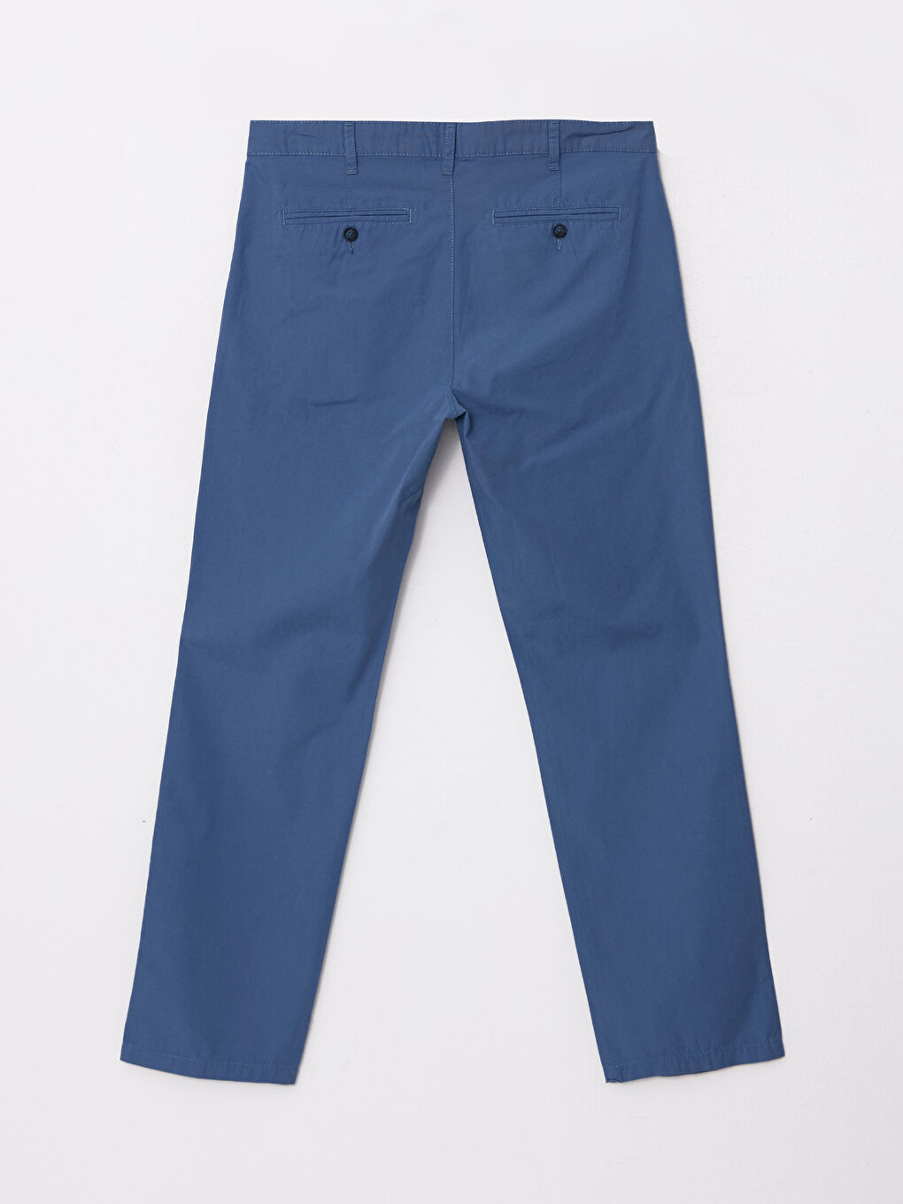 İndigo Geniş Kalıp Erkek Chino Pantolon-6