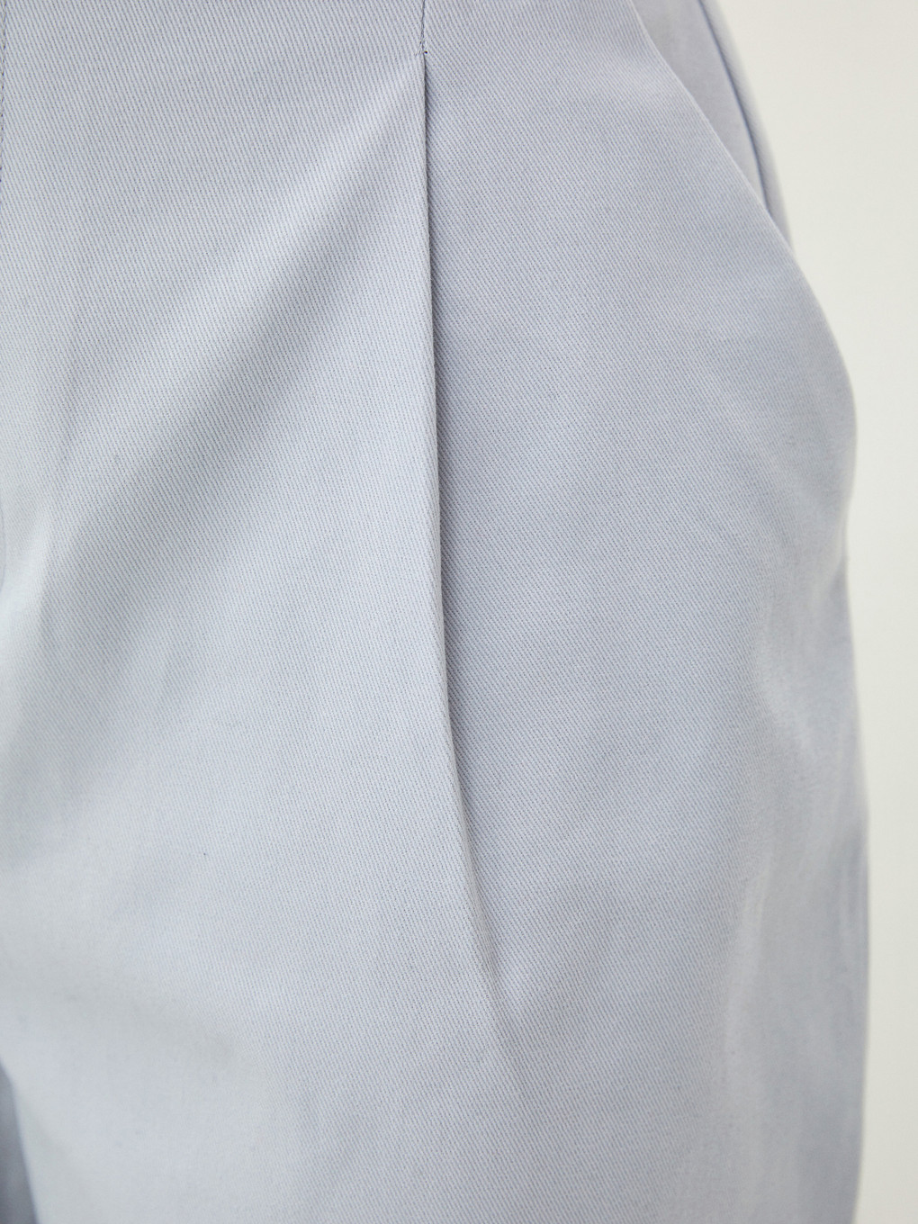 Women's High Waist Regular Fit Plain Trousers-4