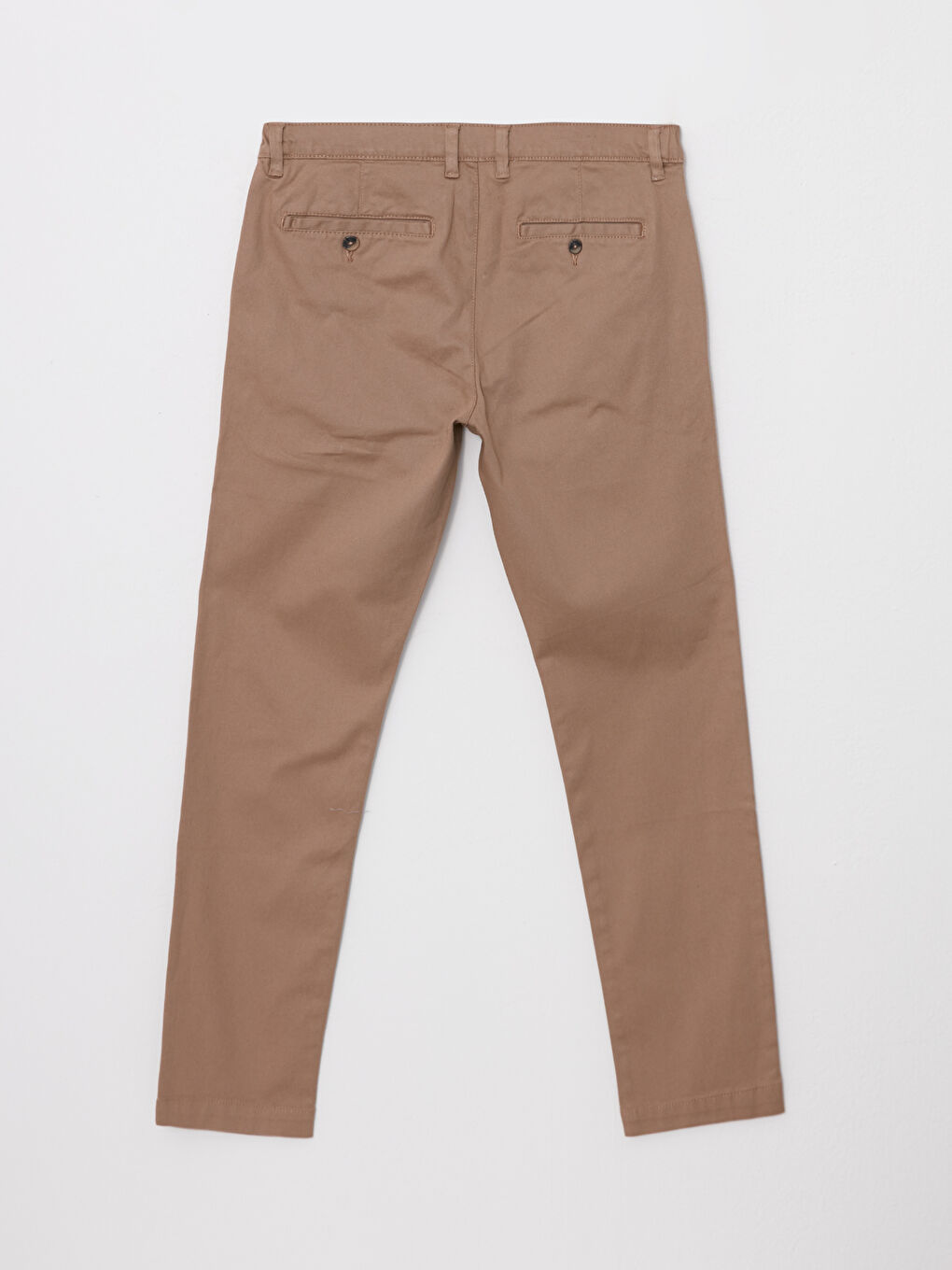 Bej Slim Fit Gabardin Erkek Pantolon-6