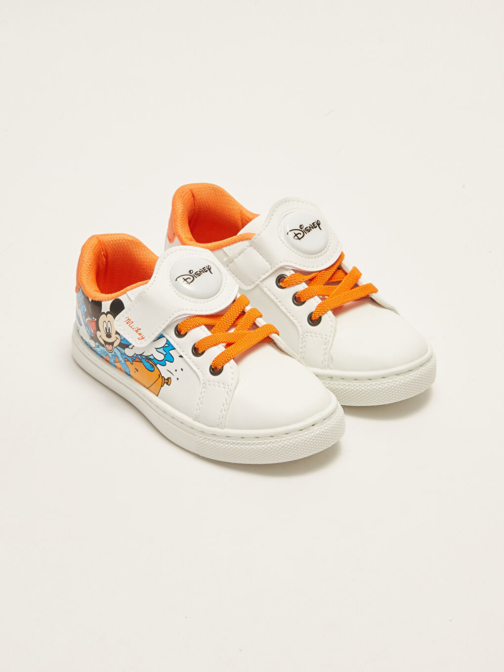 Mickey mouse лицензияланған жарқырайтын ұлдарға арналған кроссовкалар-1