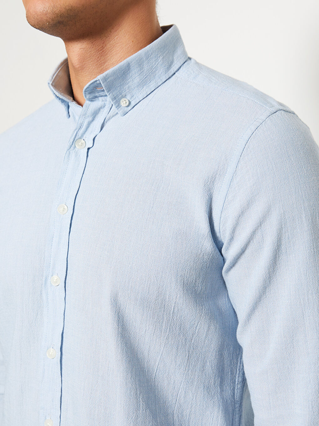 İndigo Regular Fit Uzun Kollu Erkek Gömlek-3