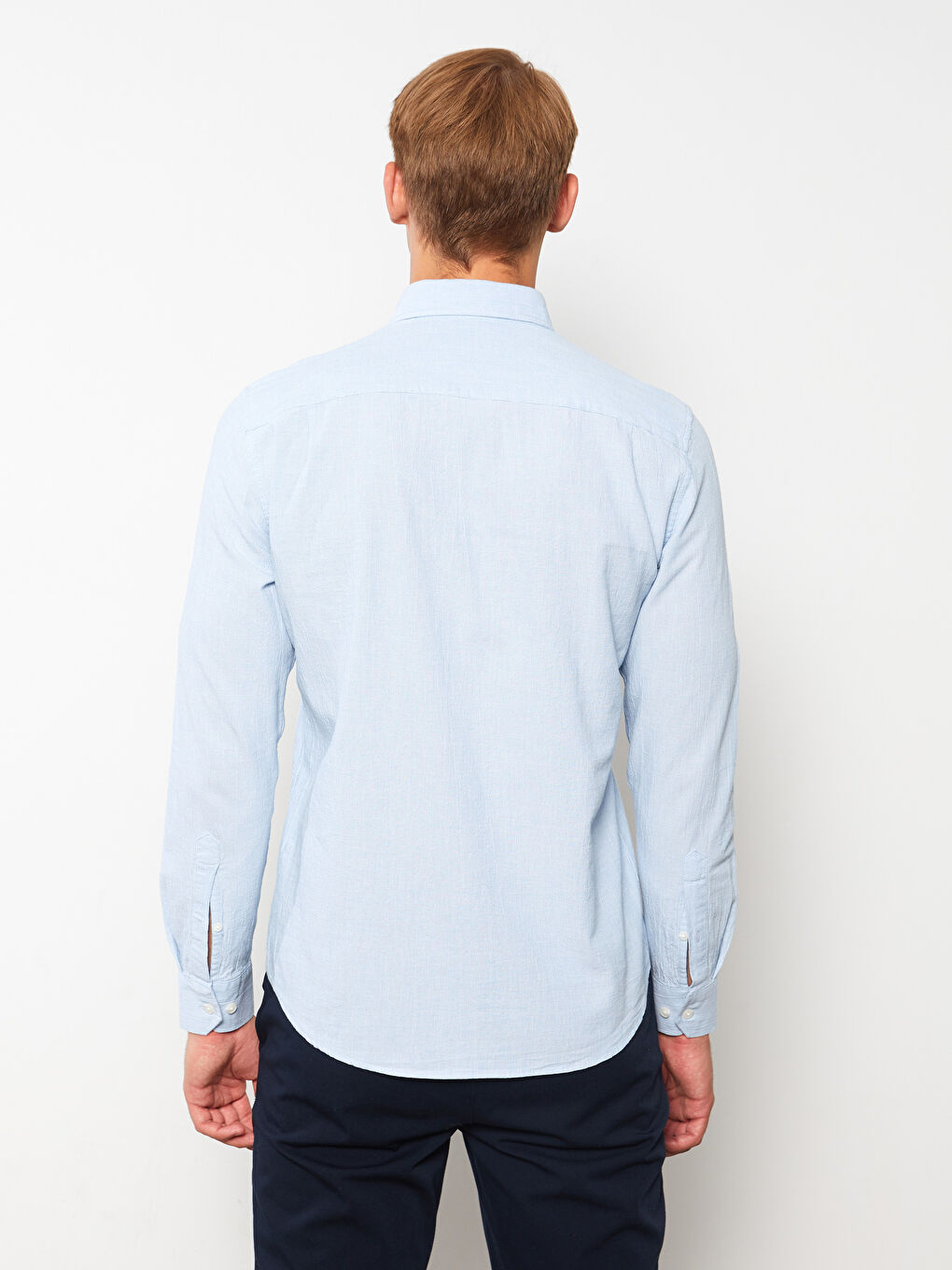 İndigo Regular Fit Uzun Kollu Erkek Gömlek-4