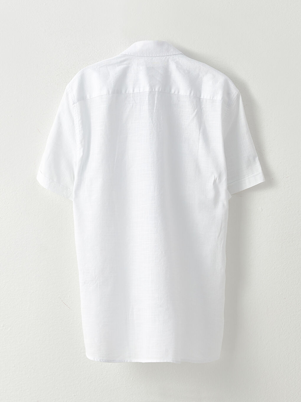 Рубашка Мужская Слим Фит с Коротким Рукавом из Поплина-6