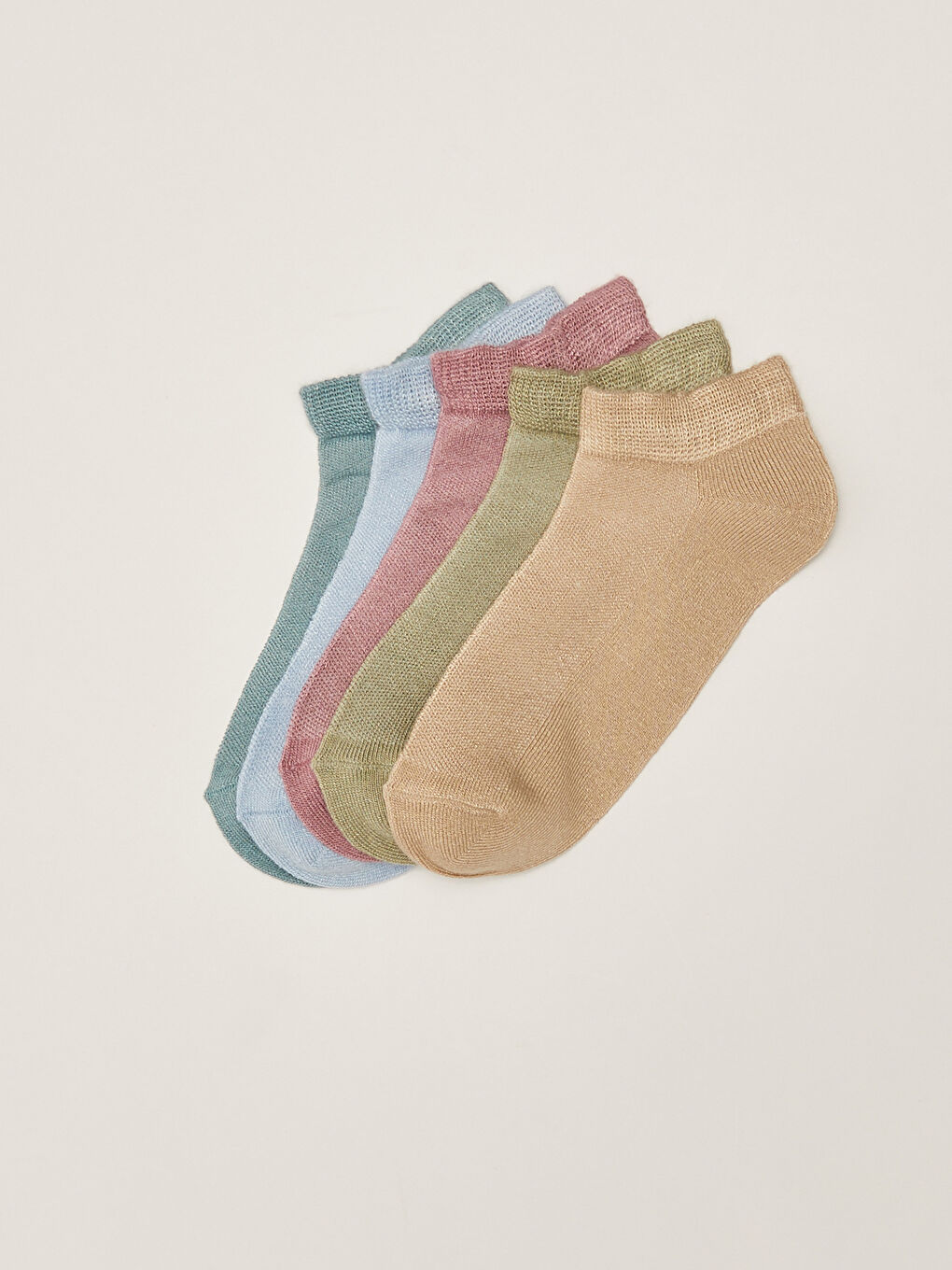 Basic Boys' Trainer Socks 5 Pack