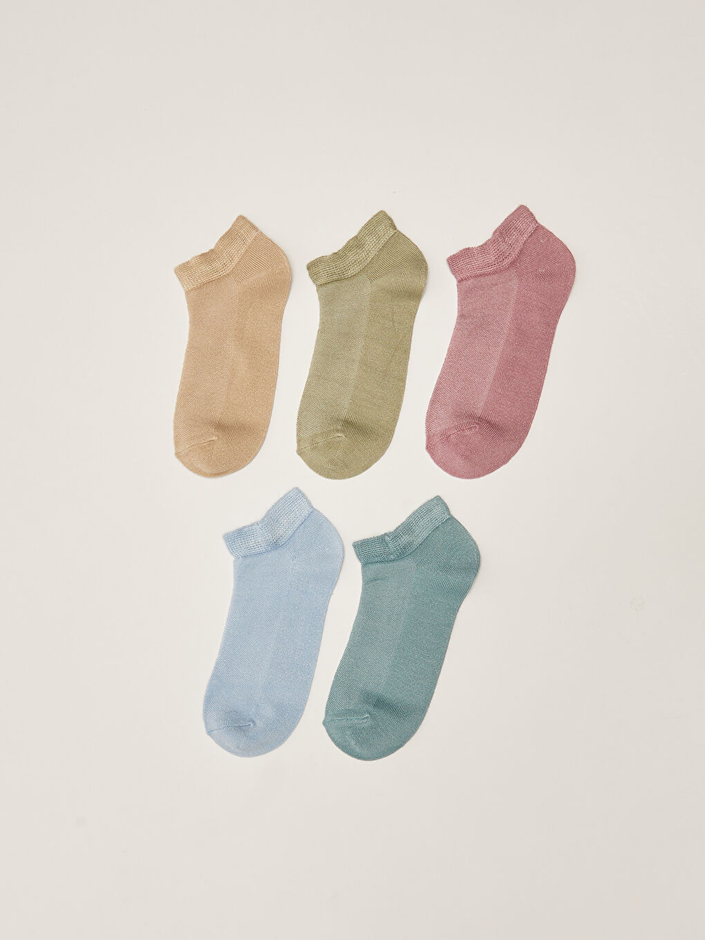 Basic Boys' Trainer Socks 5 Pack-1
