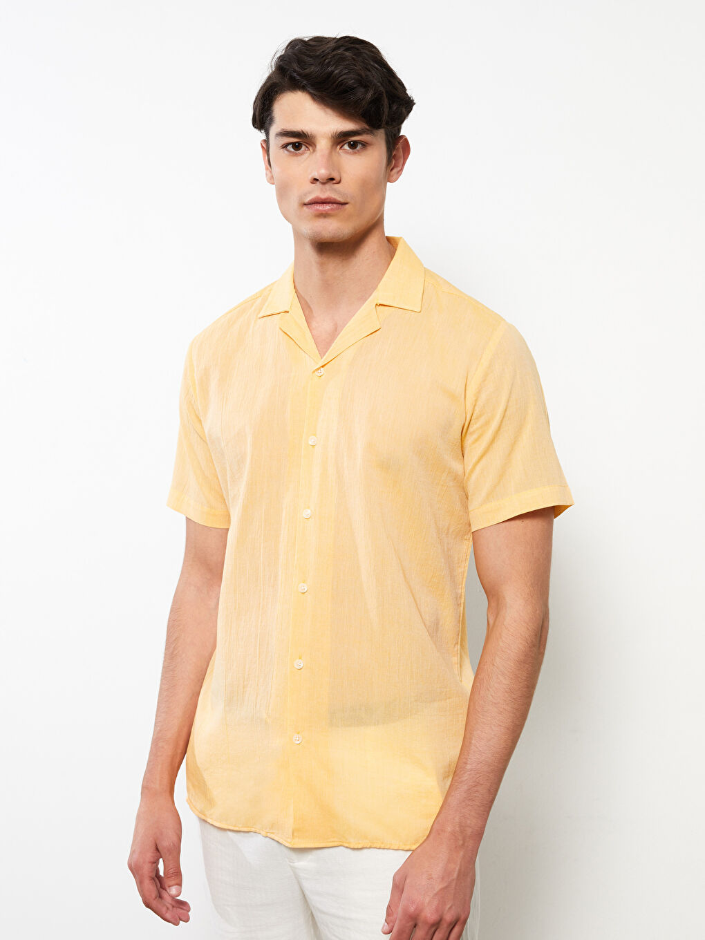 ерлерге арналған стандартты пішім қысқа жең жейде-2