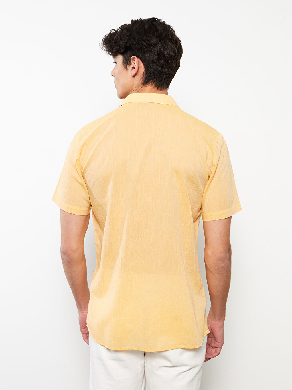 ерлерге арналған стандартты пішім қысқа жең жейде-4