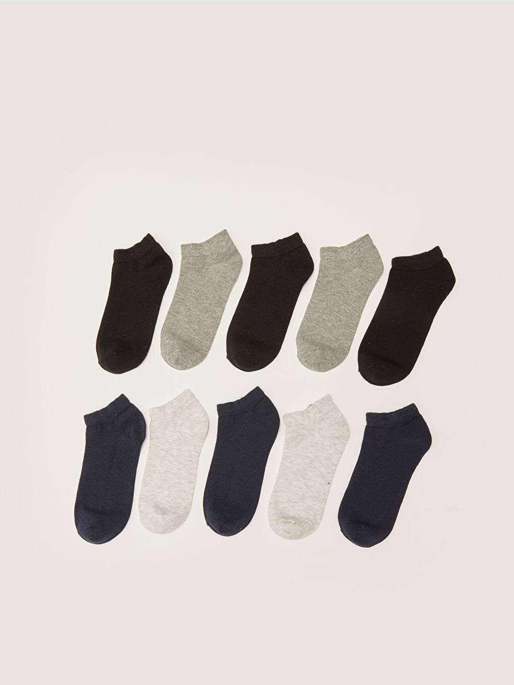 Karışık Basic Erkek Çocuk Patik Çorap 10'lu-1