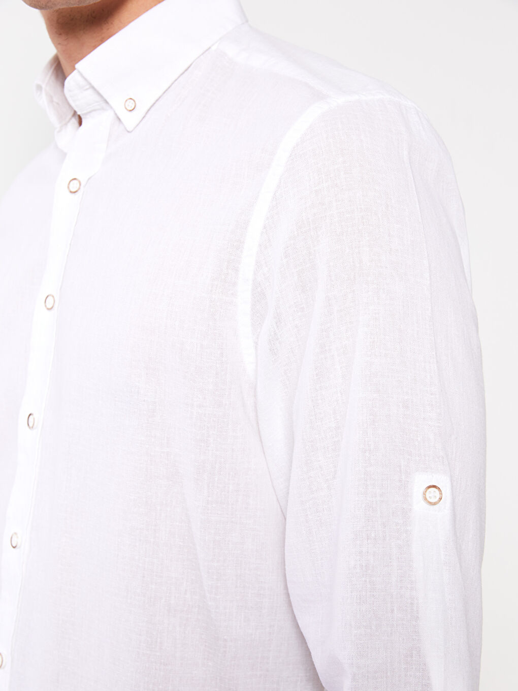 Regular Fit Long Sleeve Poplin Men's Shirt -S2GL88Z8-Q6K