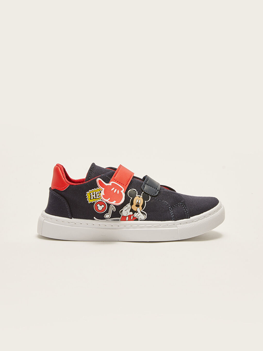 LCW STEPS Lacivert Mickey Mouse Lisanslı Cırt Cırtlı Erkek Çocuk Spor Ayakkabı - 1