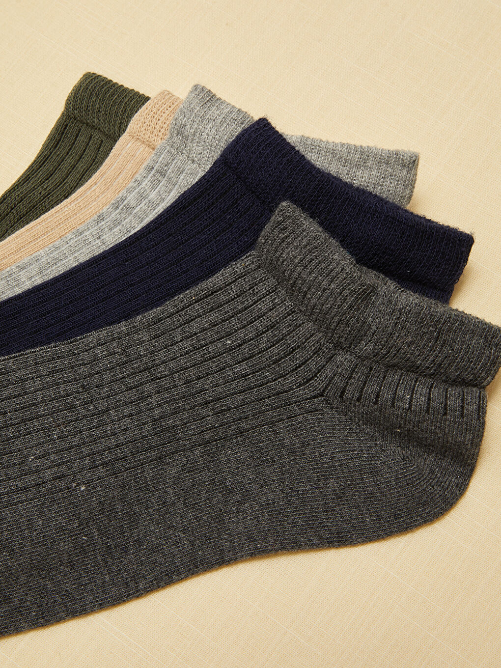 Karışık Erkek Patik Çorap 5'li-2