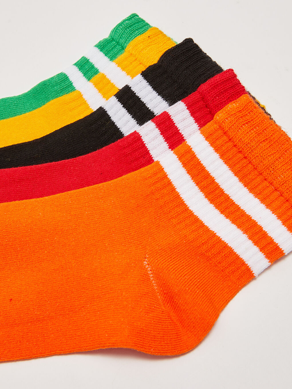 Chaussettes de cheville rayées pour Hommes Lot de 5 pièces-2