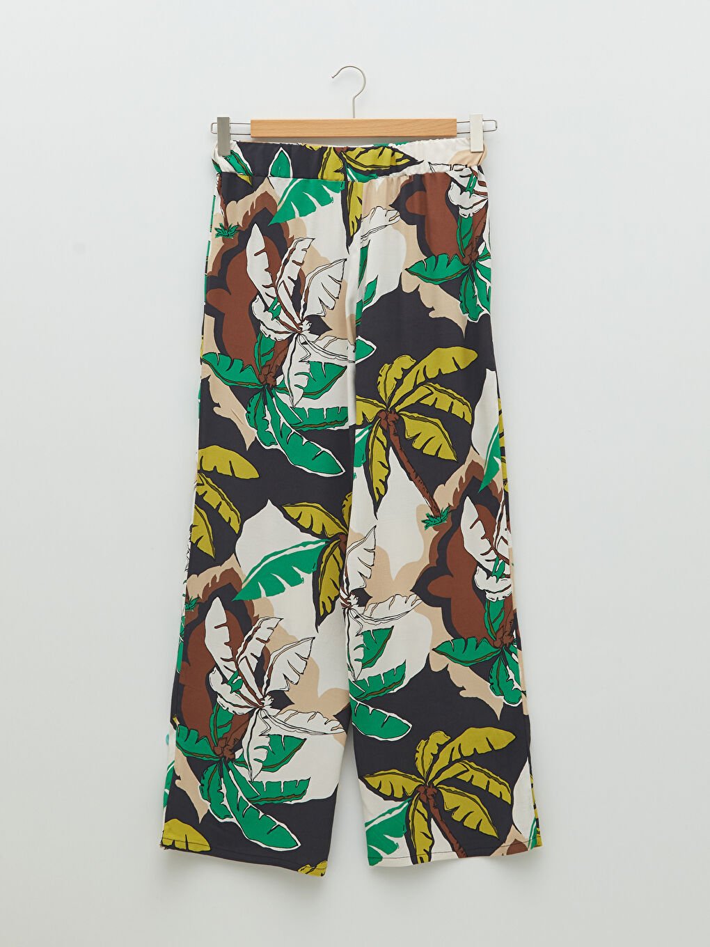 بنطلون للسيدات بخصر مطاطي ونقشة جبردين-6