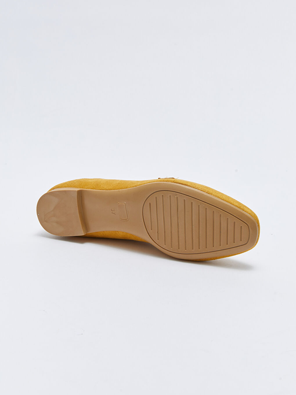 Sarı Püskül Detaylı Kadın Loafer Klasik Ayakkabı-3