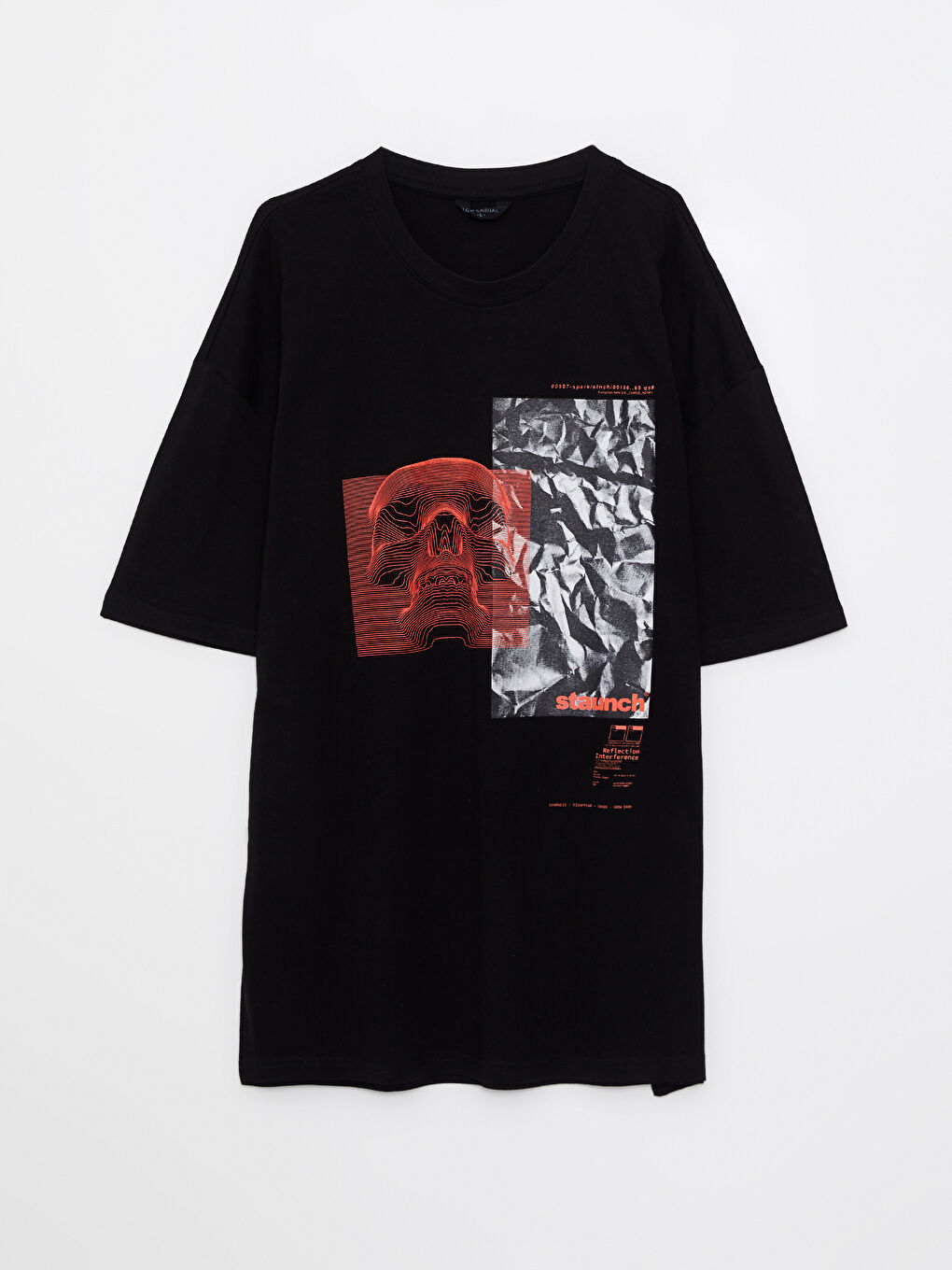 Crew Neck Short Sleeve Printed Combed Cotton Men's T-shirt -S2GM77Z8-CVL