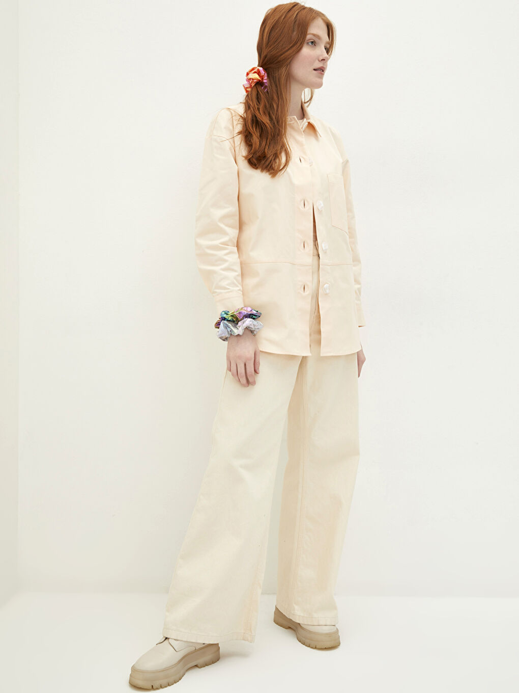 Karışık Parlak Lastikli Kadın Saç Tokası 3'lü-2