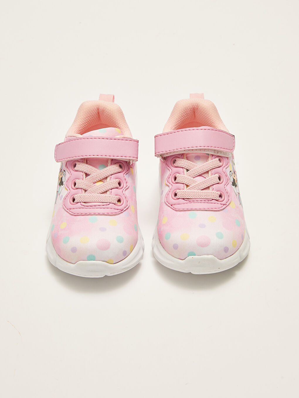 Minnie Mouse Licensed Lace-Up Hook and Loop Girls' Sneakers-2