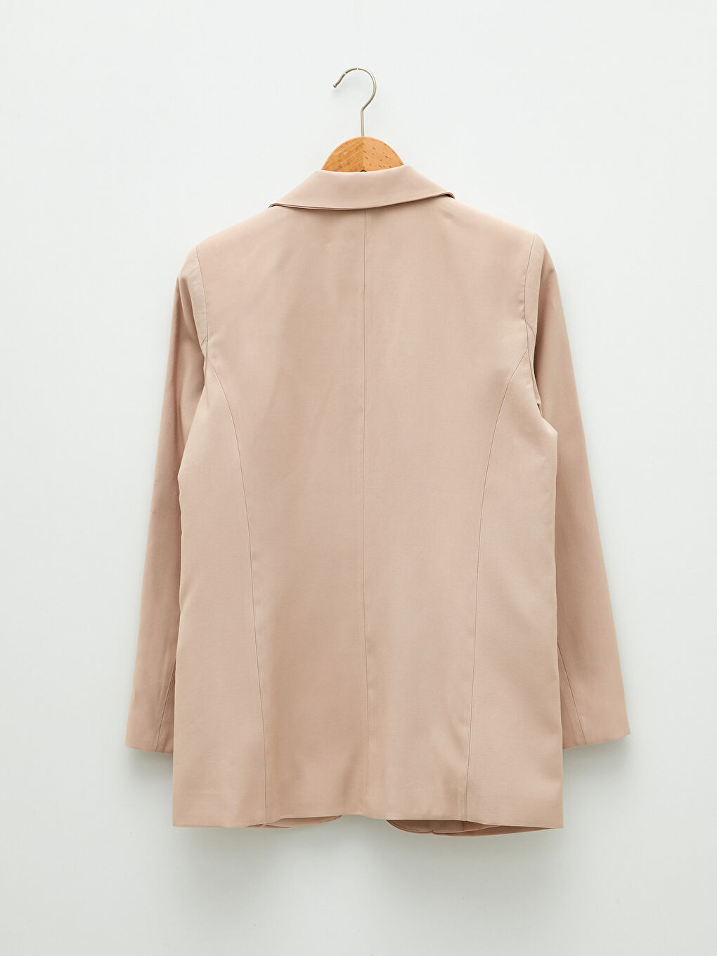 جاكيت بليزر للسيدات بأزرار وكم طويل عادي-7