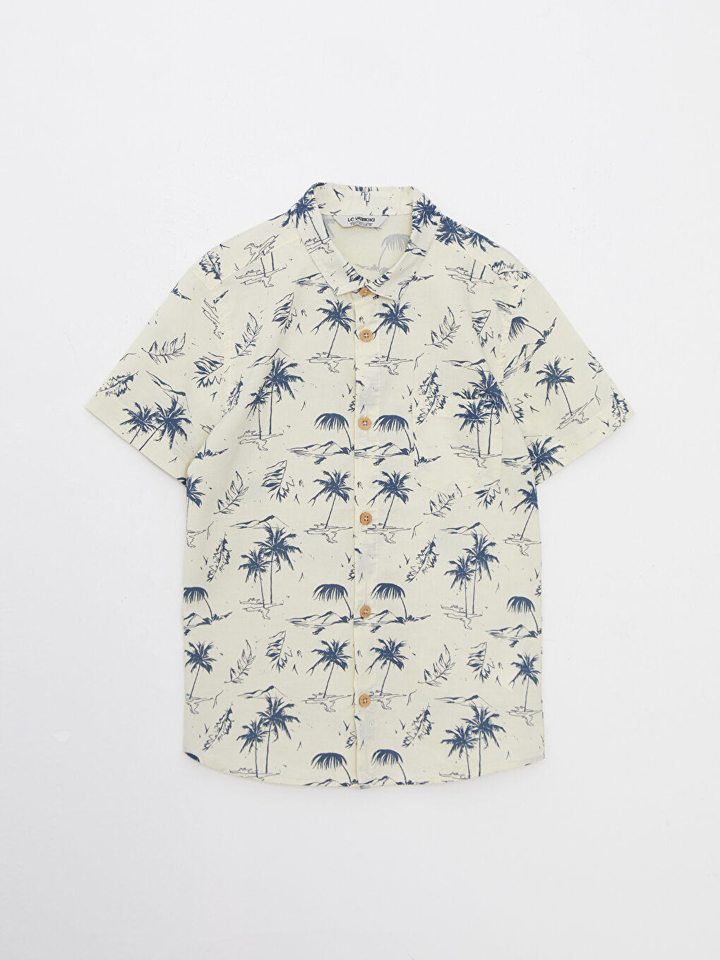 Chemise en Popeline à Manches Courtes pour Garçons à Motifs-3